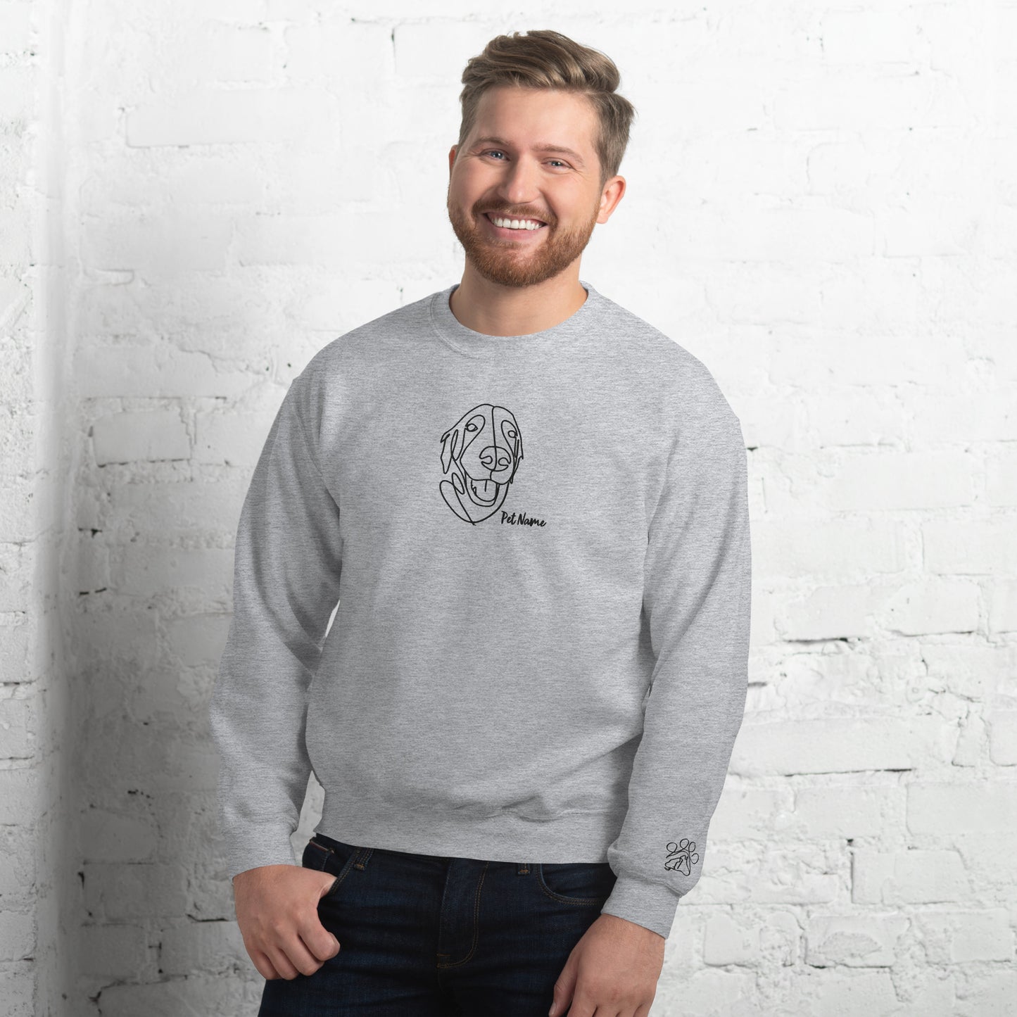 Embroidered Custom Crewneck Sweater